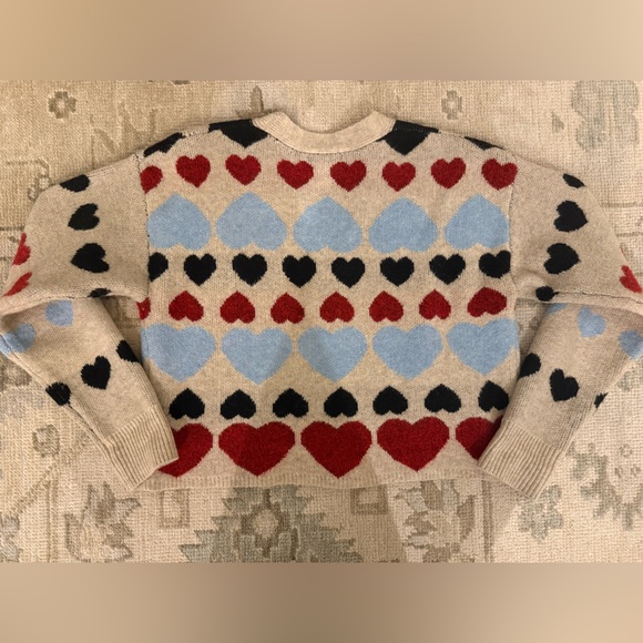 Free The Roses Heart Patterned Cardigan - Picture 2 of 2